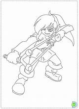 Monster Coloring Legends Pages Zelda Legend Template Sketch sketch template