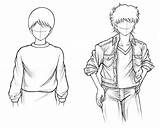 Clothes Drawing Anime Jacket Waist Draw Around Manga Tied Hoodie Drawings Part Getdrawings Clothing Paintingvalley Mannequin Collection Cover Campus University sketch template