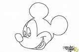 Mickey Draw Mouse Drawing Step Sketch Old Drawings Paintingvalley Drawingnow Coloring Steps sketch template