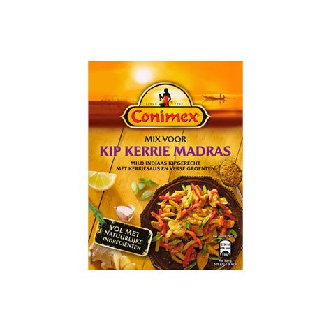 mix voor kip kerrie madras von conimex   bestellen