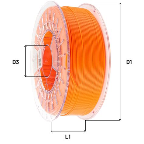 spool dimensions spectrum filaments