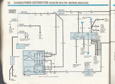 ford bronco starter wiring diagram
