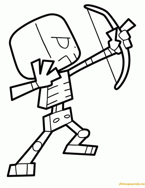 cute minecraft zombie coloring pages book  kids
