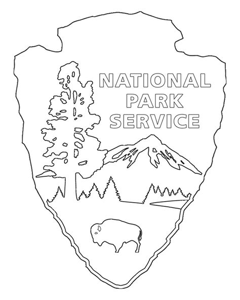 printable national parks coloring pages printable word searches