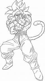 Goku Saiyan Super Drawing Lineart Brusselthesaiyan Drawings Deviantart sketch template