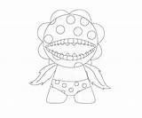 Piranha Petey Coloring Pages Colouring Funny Template sketch template