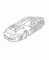 Coloring Nascar Pages Kids Print Popular sketch template
