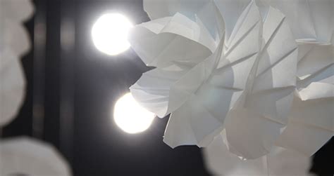 folded light art by jiangmei wu design and paper