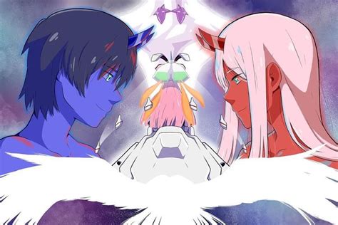 darlinginthefranxx zerotwo hiro 016 002 ”good 0r bed