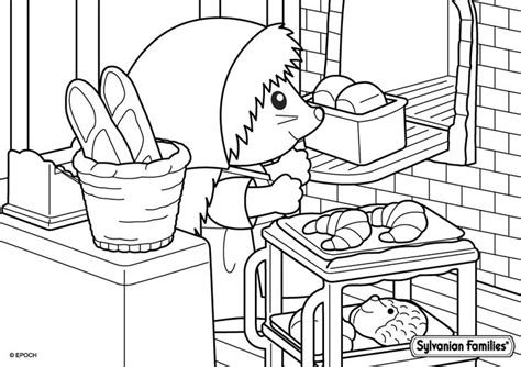 sylvanian family colouring pictures images  pinterest