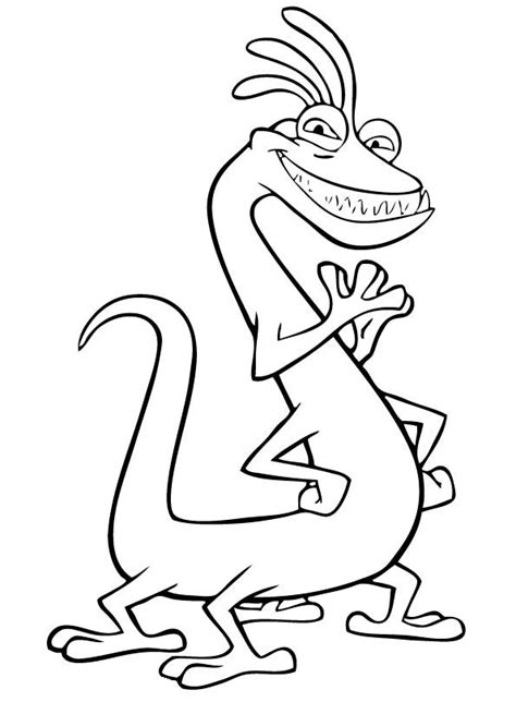 randall character monster  coloring pages monster  coloring
