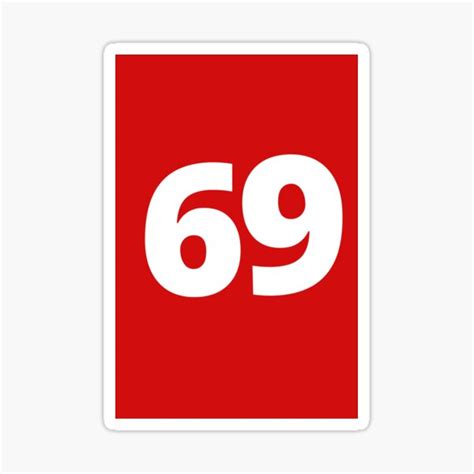 Sexy 69 Stickers Sticker For Sale By Limited Edit Redbubble