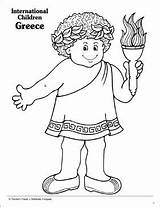 Greece Children Coloring International Pages Ancient Printable Scholastic Visit Teachables Kids sketch template