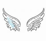 Wings Angel Draw Drawing Easy Wing Step Drawings Easydrawingguides Angle Steps Tattoo Feathers Beginners Diys sketch template