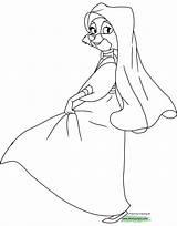 Marian Disneyclips Bellissimo Wecoloringpage Papan Ingrahamrobotics sketch template