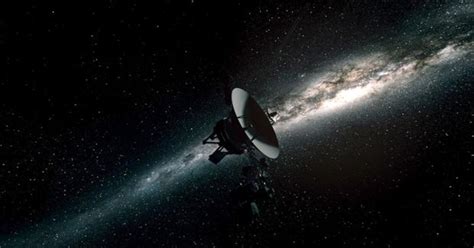 voyager probe spotted  drone  space
