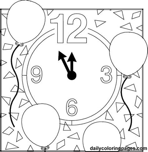 years eve coloring pages holiday  year coloring pages