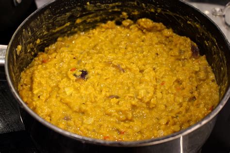 red lentil daal  casual vegan