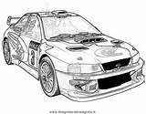 Subaru Pages Impreza Coloring Rally Template Foto sketch template