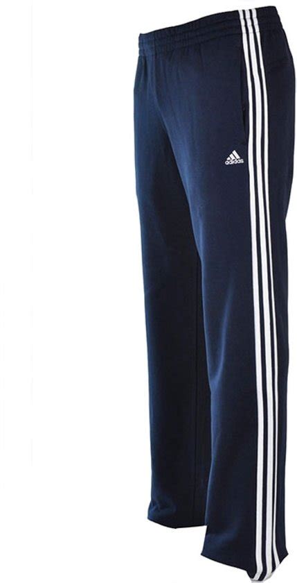 bolcom adidas essentials joggingbroekfitnessbroek heren maat xl navywit