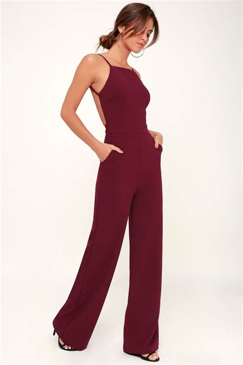 behold burgundy jumpsuit burgundy jumpsuit burgundy jumpsuits outfit