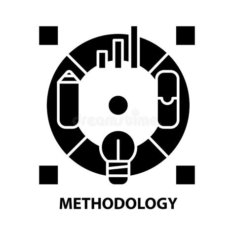 methodology icon vector illustration stock vector illustration