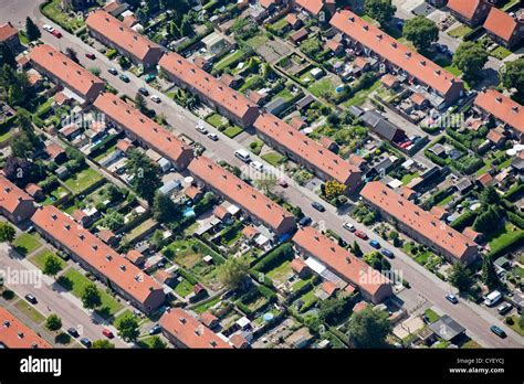 netherlands eerbeek residential district aerial stock photo alamy