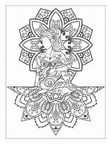Coloring Pages Yoga Adult Mandala Meditation Printable Book Adults Mandalas Sheets Avatar Books Poses Pose Issuu Colouring Wecoloringpage Flower Aang sketch template