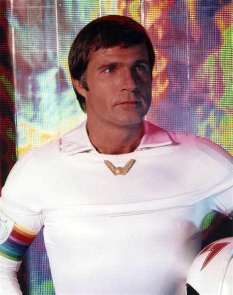 Gil Gerard In A Fitted White Long Sleeve Portrait Photo Print Item