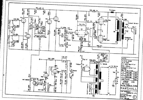 marshall dslc circuit diagram diagram wiring power amp