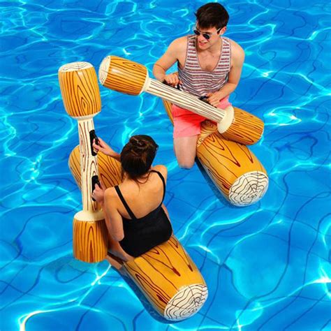 inflatable battle loge  pair  inflatable water sports bumper toys