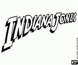 Indiana Jones Logo Coloring Pages Games Harrison Ford Gif Printable Logos Ing sketch template