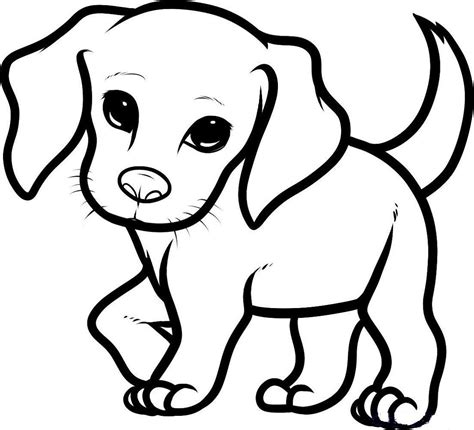 beagle puppy coloring pages printable shelter cutepuppysketch dog