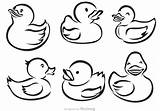 Ducky Pato Clipartmag Colorear Patos sketch template
