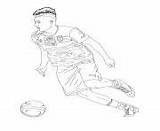 Soccer Coloring Pages Shaarawy El Printable Stephan Online Info Messi Lionel sketch template
