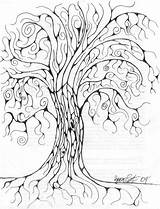 Tree Swirly Coloring Contrast Graphite Pages Deviantart Trees Artsy Fartsy sketch template