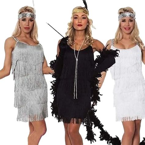 febelle  deluxe ladies  roaring  flapper costume sequin ganster fancy fashion dress