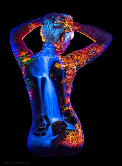Mind Blowing Body Art Uv Images Painted Onto Naked Women