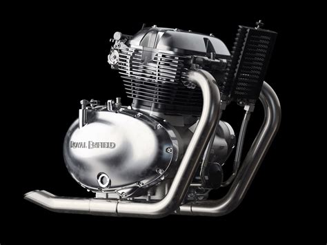 royal enfield reveals    twin cylinder engine