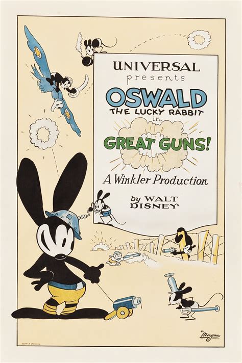 oswald  lucky rabbit  great guns universal   sheet