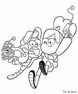 Falls Gravity Coloring Pages Fall Print Color Kids Dipper Colour Mabel Might Also Template Choose Board sketch template