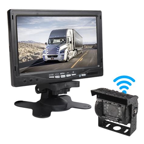 buy wireless truck vehicle backup camera   hd monitor night vision
