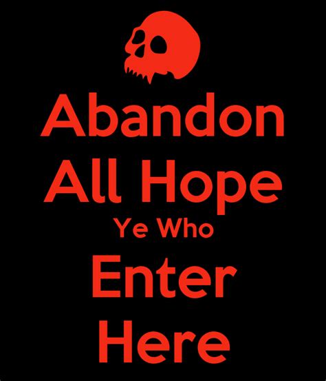 abandon all hope ye who enter here poster dylan jacques