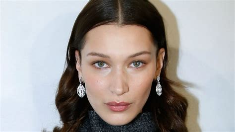 bella hadid says she was insecure about her looks when growing up hello
