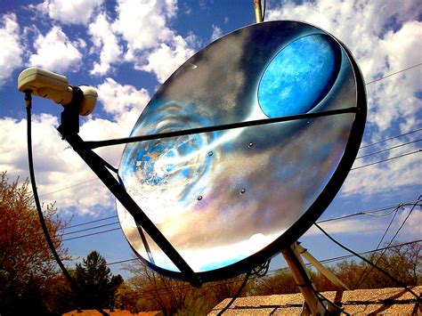 painted satellite dish instructables