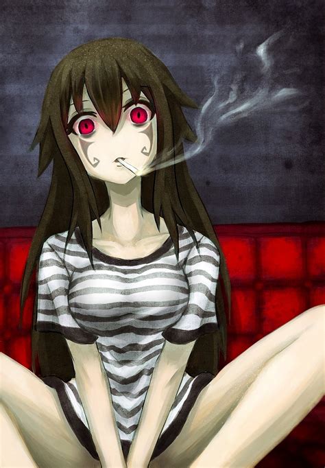 give me pictures for cool anime girls with smoking requested anime pictures