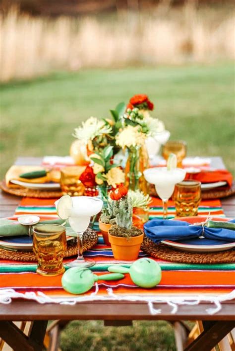 mexican theme dinner party tablescape celebrations  home
