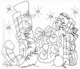 Christmas Colors Coloring Pages Painting Pattern sketch template