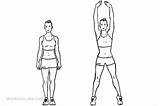 Jumping Jacks Workoutlabs Exercise Jumps Star Stand sketch template