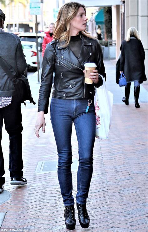 girls tight jeans and leather jacket